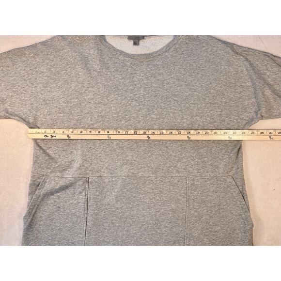 COS Gray Sweatshirt Dress French Terry Patch Pocket Large - Picture 7 of 8